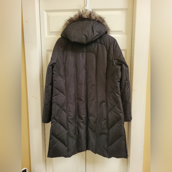 Perry Ellis Full Length Down Coat - Picture 2 of 5